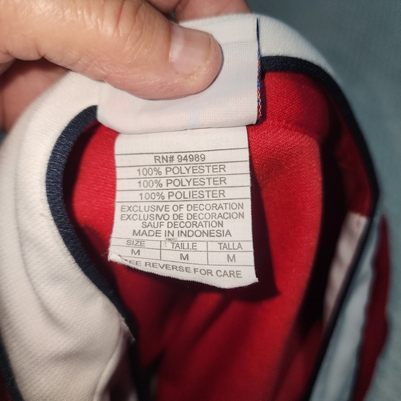 LADY SLUGGER GENUINE MERCHANDISE EUC WM SZ MEDIUM WASHINGTON CAPITOLS TEAM SHIRT - Picture 7 of 7